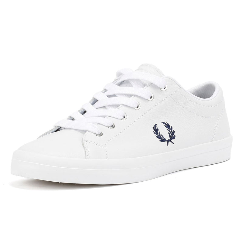 Fred Perry Baseline Sneakers Bianche In Pelle Da Uomo