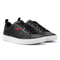 Hugo Morrie Tennis Sneakers Da Uomo Nere In Similpelle