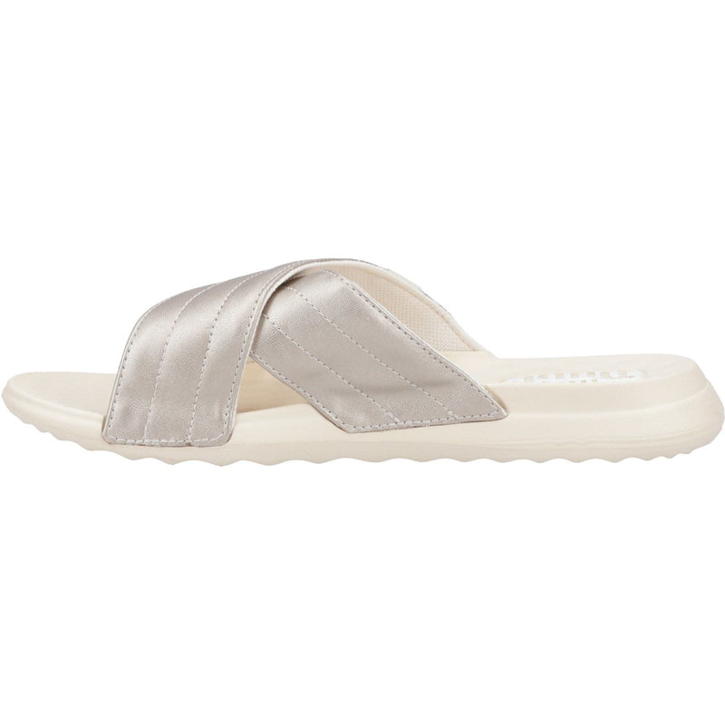HEYDUDE Christi Slide Distressed Sandaloi Metallici Da Donna