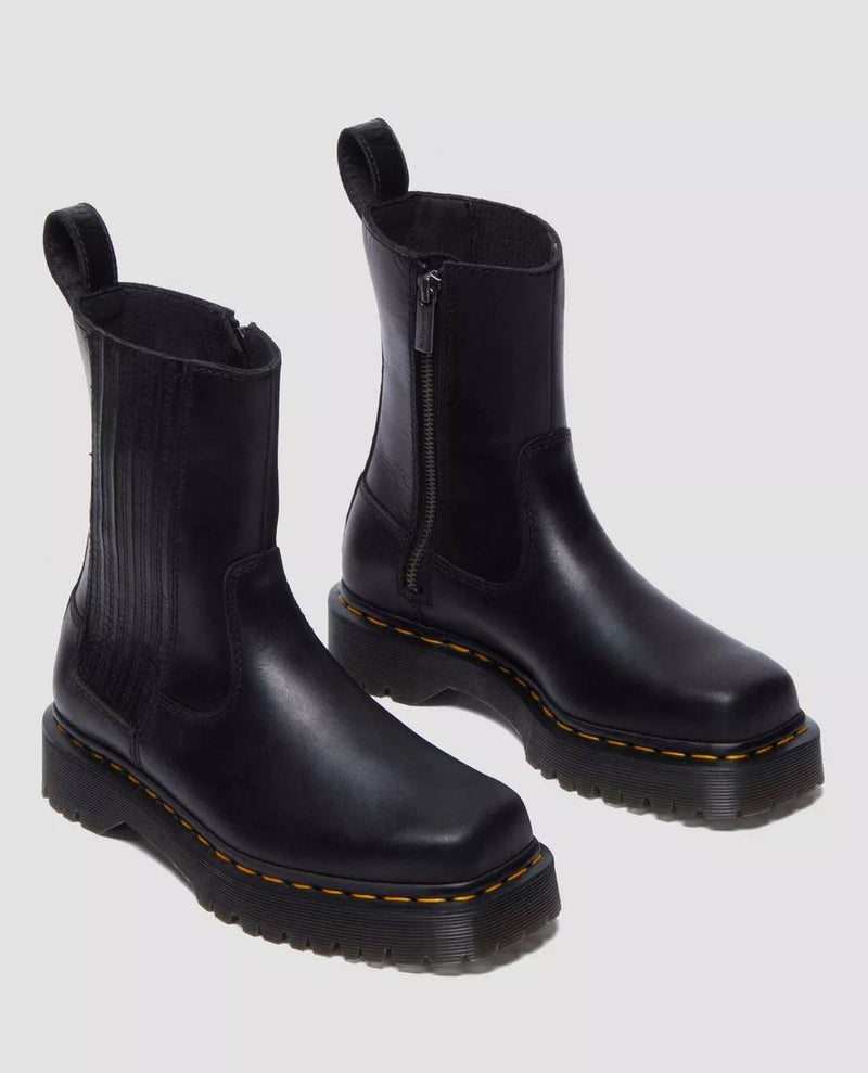 Dr. Martens Amaayah Lo Stivali Da Donna In Pelle Nera