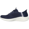 Skechers Ultra Flex 3.0 Easy Step Sneakers Da Donna In Tessuto Blu Scuro/Lavanda.