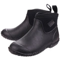 Muck Boots Muckster II Ankle Stivali In Gomma Nera Da Pioggia