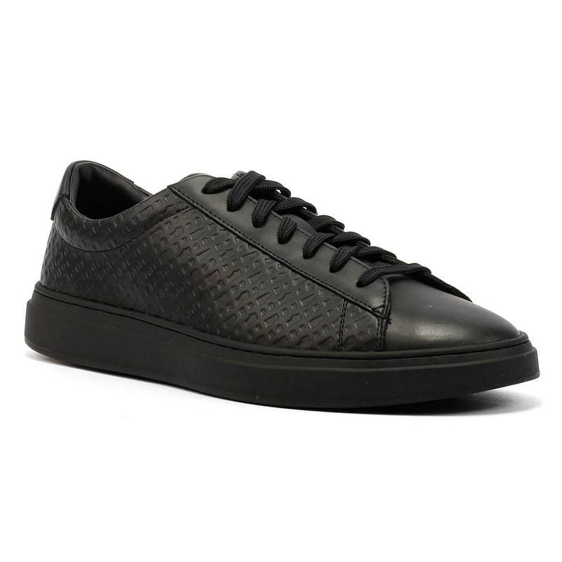 Boss Kieran Tennis Sneakers Da Uomo In Pelle Nera