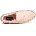 Sperry Moc-Sider Scarpe Da Mocassino In Camoscio Rosa Da Donna