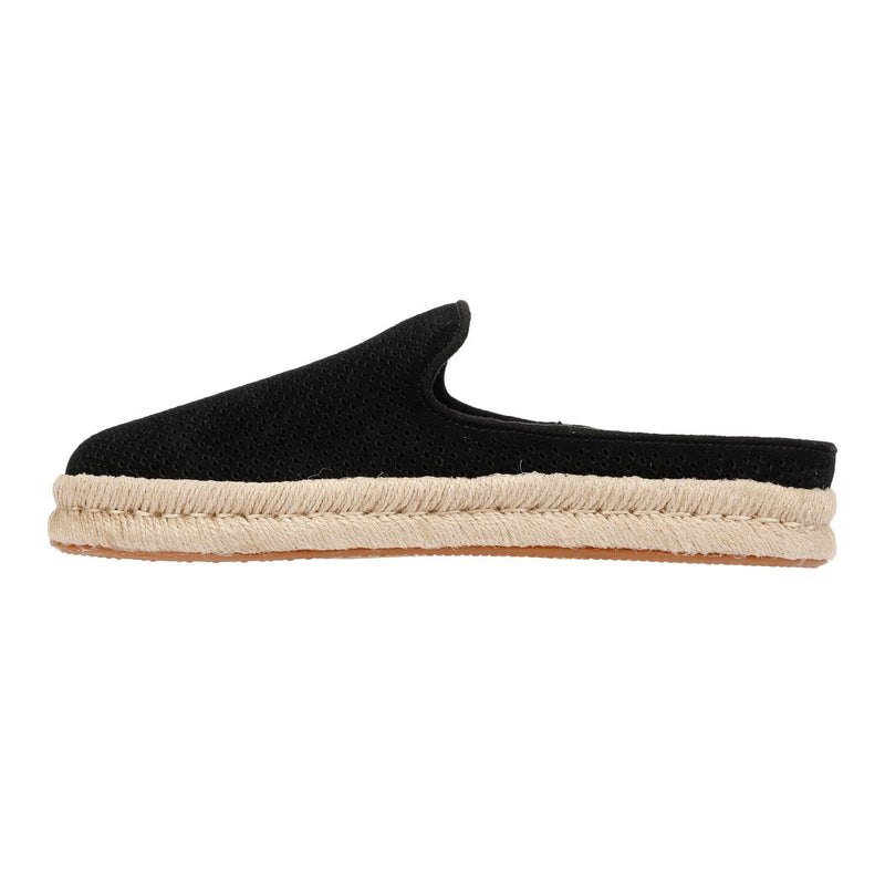 TOMS Santiago Ciabatte Nere Da Uomo In Camoscio