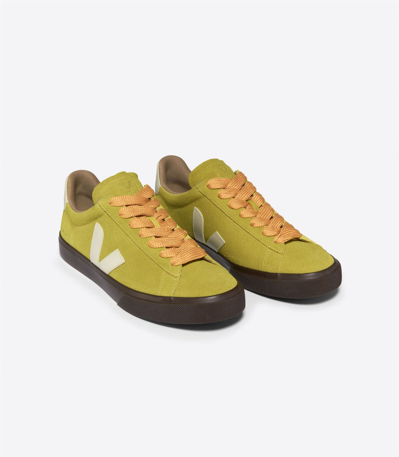 Veja Campo Sneakers Gialle In Camoscio Da Donna