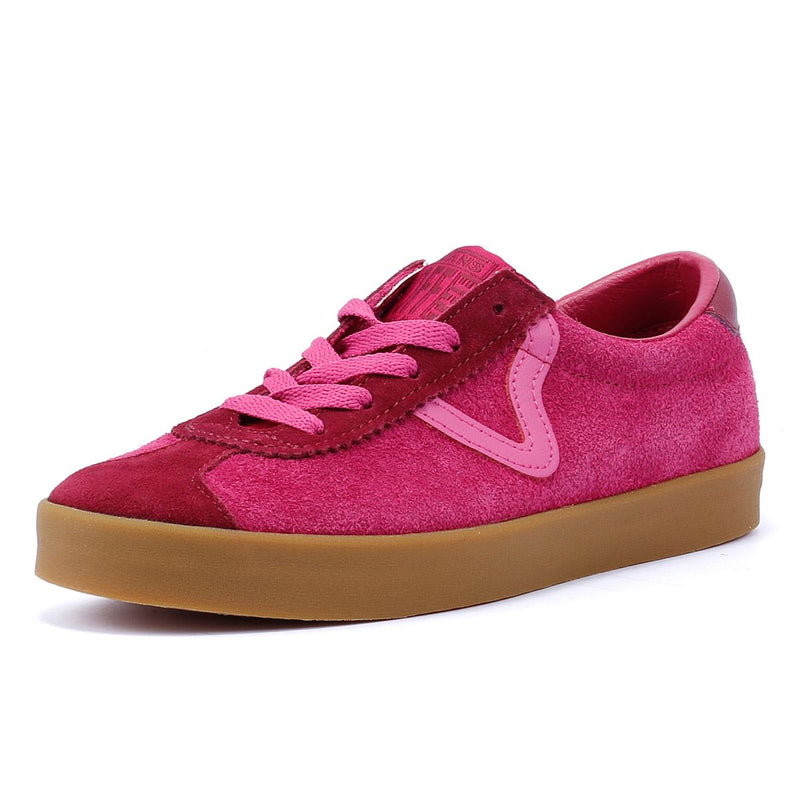 Vans Sport Low Sneakers Da Donna In Pelle Scamosciata Rosa