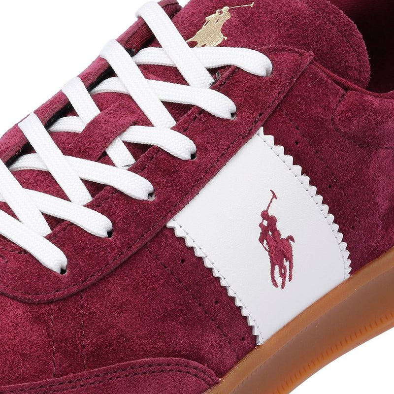 Ralph Lauren Heritage Area Sneakers Da Uomo Beige In Camoscio