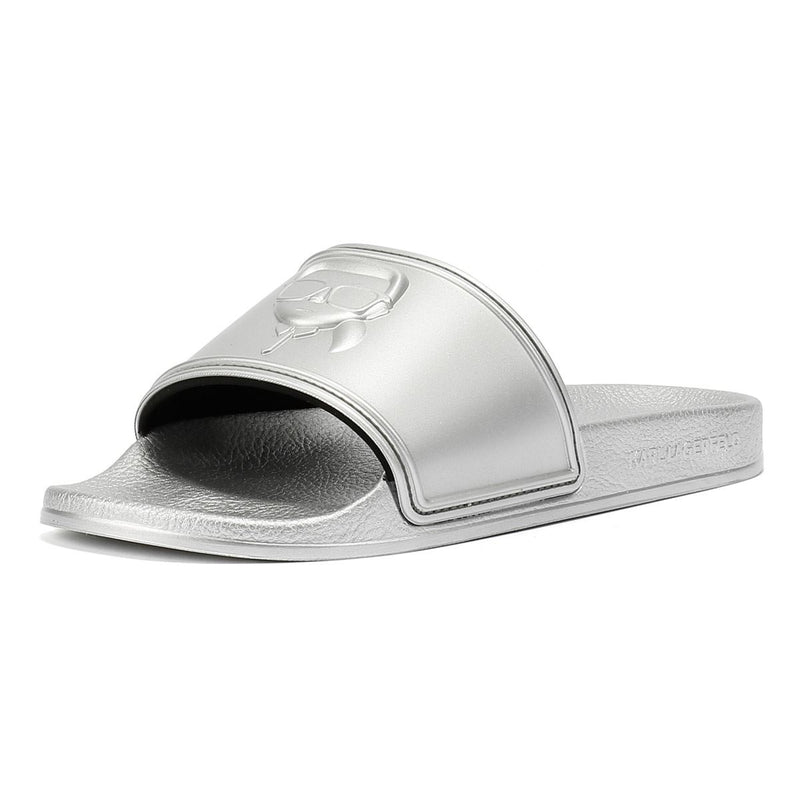 Karl Lagerfeld Kondo 2.0 Karl NFT Ciabatte Argento Da Donna