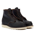 Red Wing Shoes Lavoro ereditario stivali neri prateria moc toe da 6 pollici per uomo