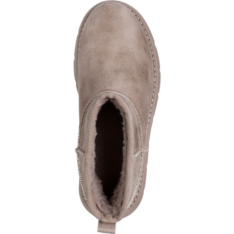 Skechers Keepsakes Lite Snow Bird Stivali Da Donna In Poliestere Color Taupe