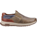 Hush Puppies Cole Mocassini In Pelle Marrone/Kaki/Navy/Tan Per Uomo