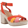 TOMS Majorca Strappy Sandali Da Donna In Pelle Con Fiamma