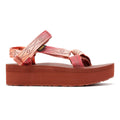 Teva Flatform Universal Sandali Rossi Da Donna