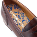 Base London Bruno Scarpe Da Uomo In Pelle Marrone Bruciata