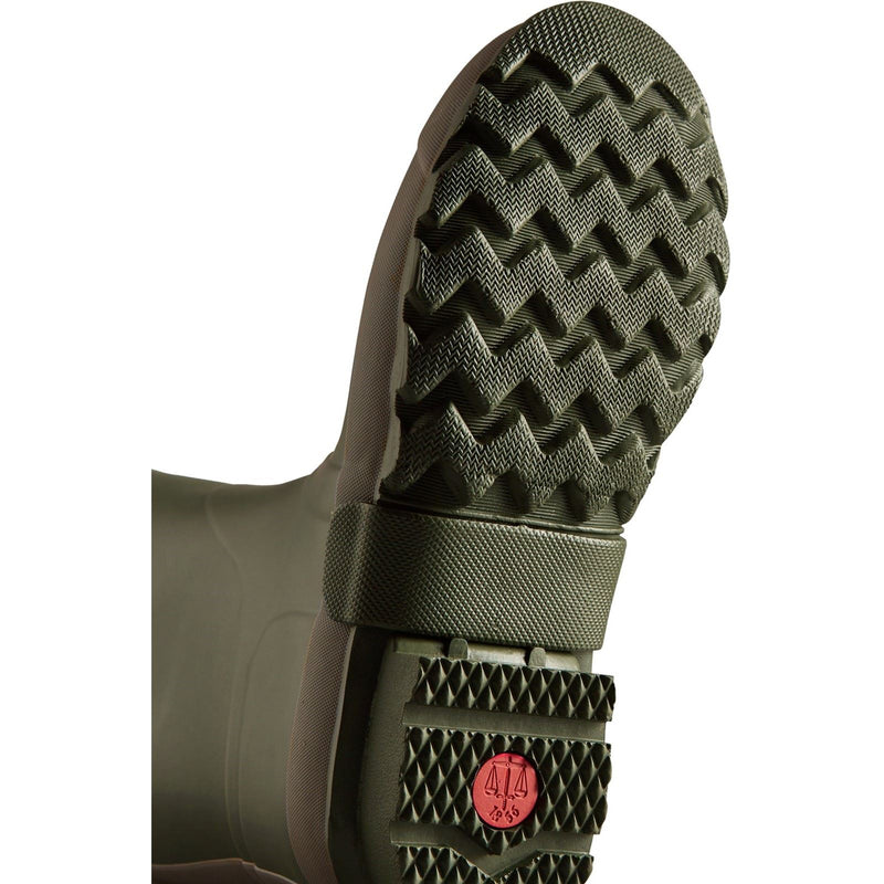 Hunter Gardener Boot Stivali Di Gomma Da Uomo Verde Oliva Scuro/Argilla.