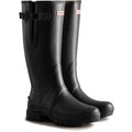 Hunter Balmoral Adjustable Stivali In Gomma Nera Da Pioggia