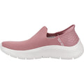 Skechers Go Walk Flex Sunset View Sneakers Da Donna In Poliestere Color Rosa