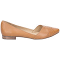 Hush Puppies Marley Ballerina Ballerine Piatte Da Donna In Pelle Color Cuoio