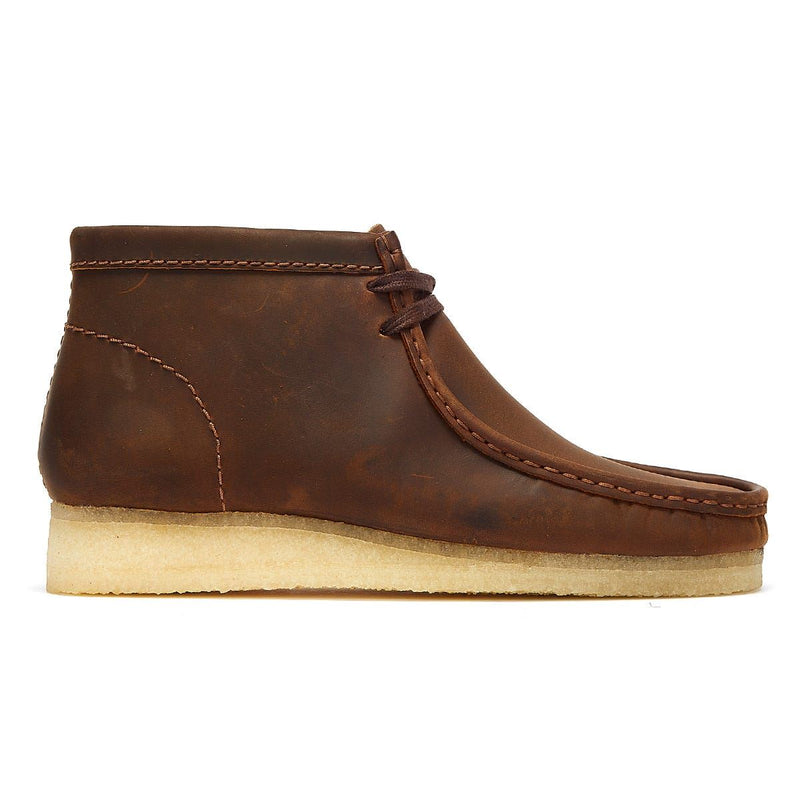 Clarks Originals Wallabee Beeswax Uomo Stivali Marrone