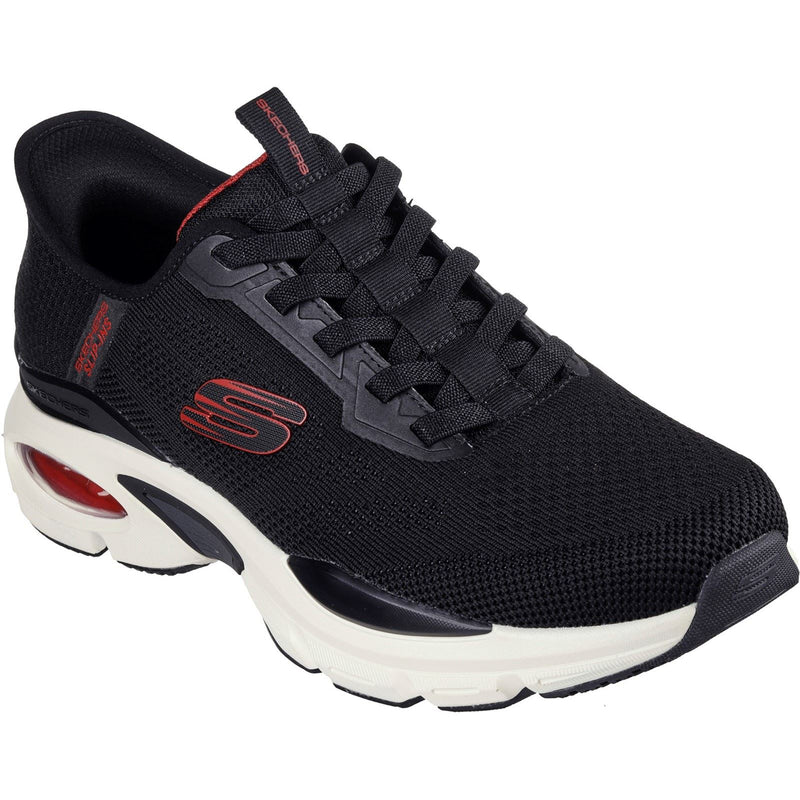 Skechers Skech-Air Ventura Vanderway Sneakers Da Uomo In Tessuto Nero/Rosso