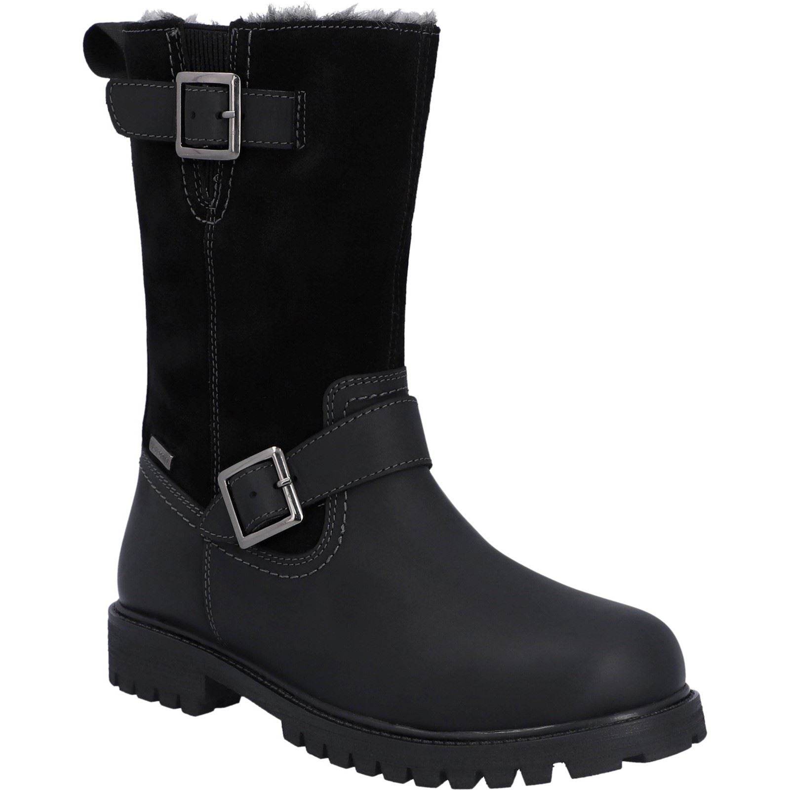 Hunter Ness Stivali Da Donna In Pelle Nera