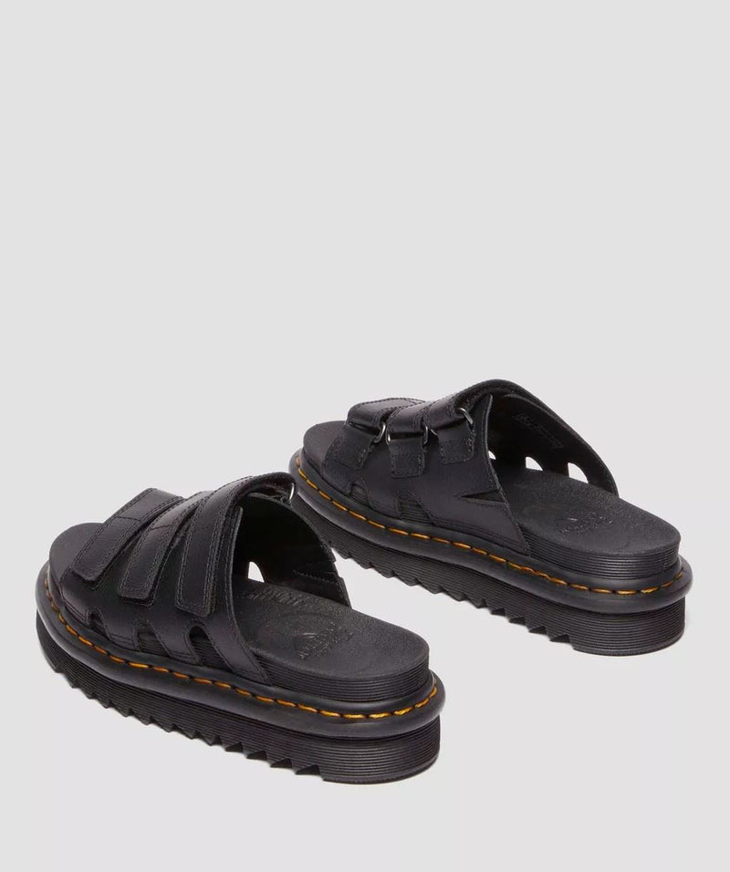 Dr. Martens Raine Athena  Ciabatte Nere Da Donna In Pelle