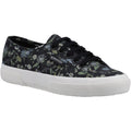 Superga 2750 Floral Print Sneakers Da Donna In Cotone Grigio Scuro/Stampa Floreale