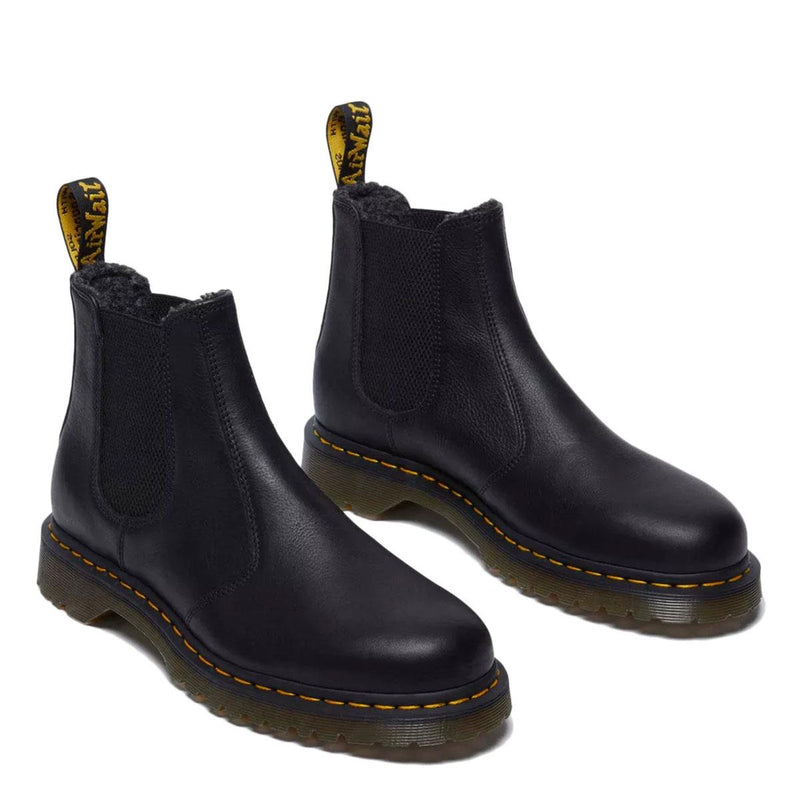 Dr. Martens 2976 WL Grizzly Stivali Neri In Pelle