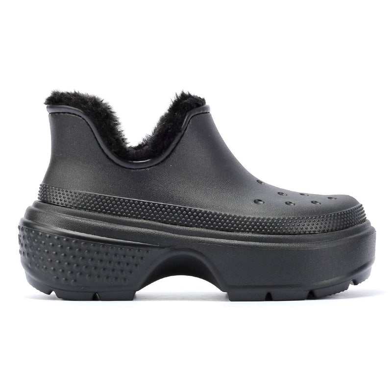 Crocs Stomp Lined Shorty Stivali Neri Da Donna