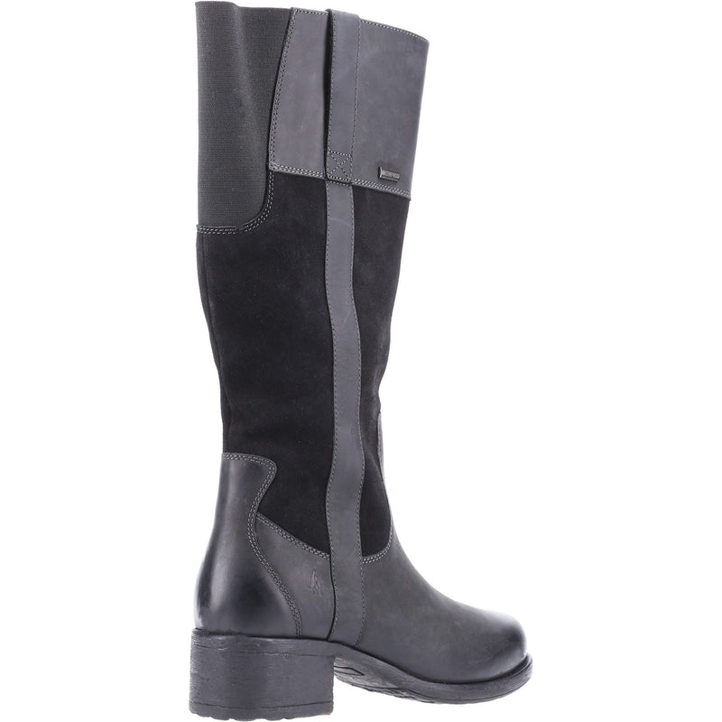 Hush Puppies Samara Stivali Da Donna In Pelle Scamosciata Neri