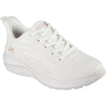 Skechers BOBS Sport Squad Waves Just Wading Sneakers Bianche Sintetiche Da Donna