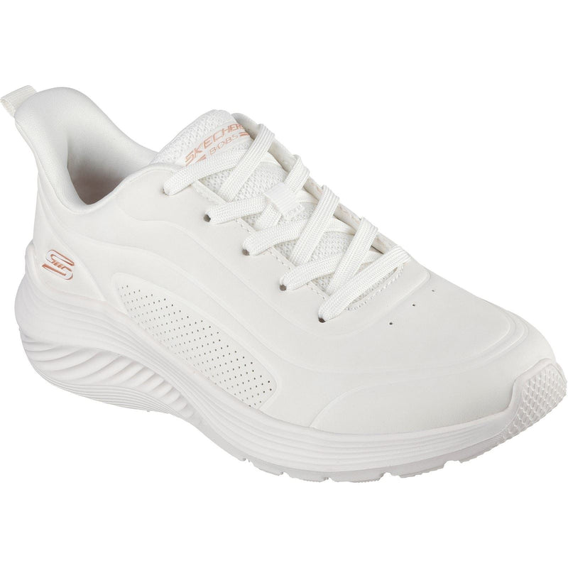 Skechers BOBS Sport Squad Waves Just Wading Sneakers Bianche Sintetiche Da Donna