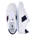 Ralph Lauren Vulc II Sneakers Bianche Da Uomo In Pelle