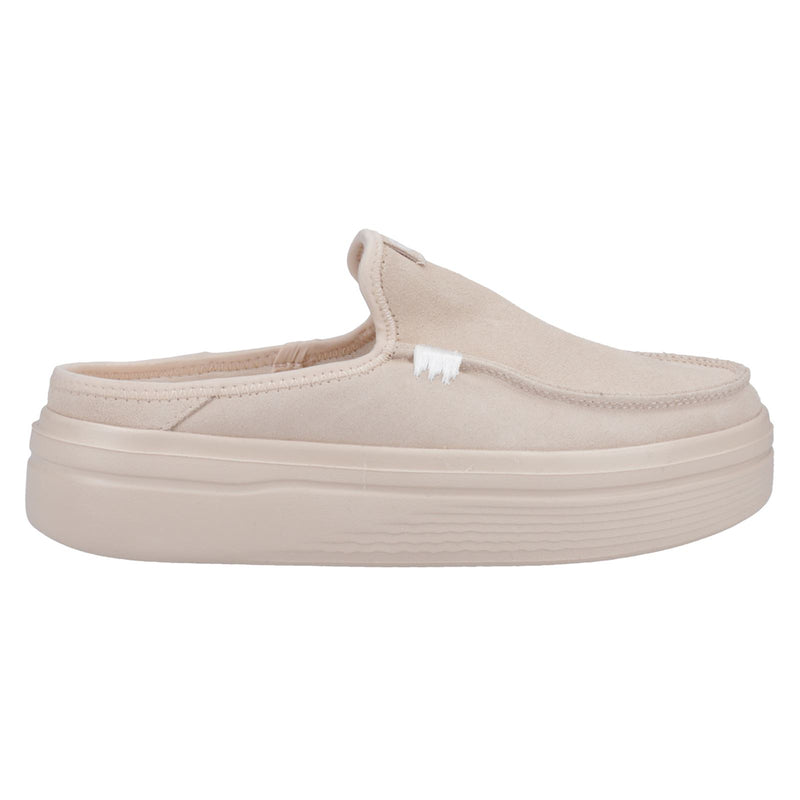 HEYDUDE Austin Lift Classic Ciabatte In Pelle Rosa Da Donna