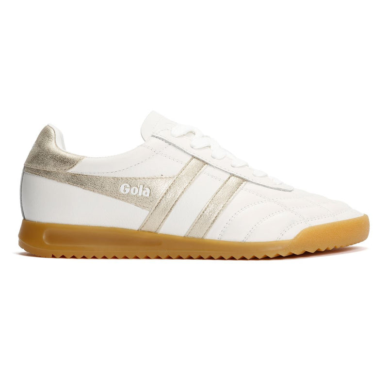 Gola Stadium Scarpe Da Ginnastica Bianche In Pelle Da Donna