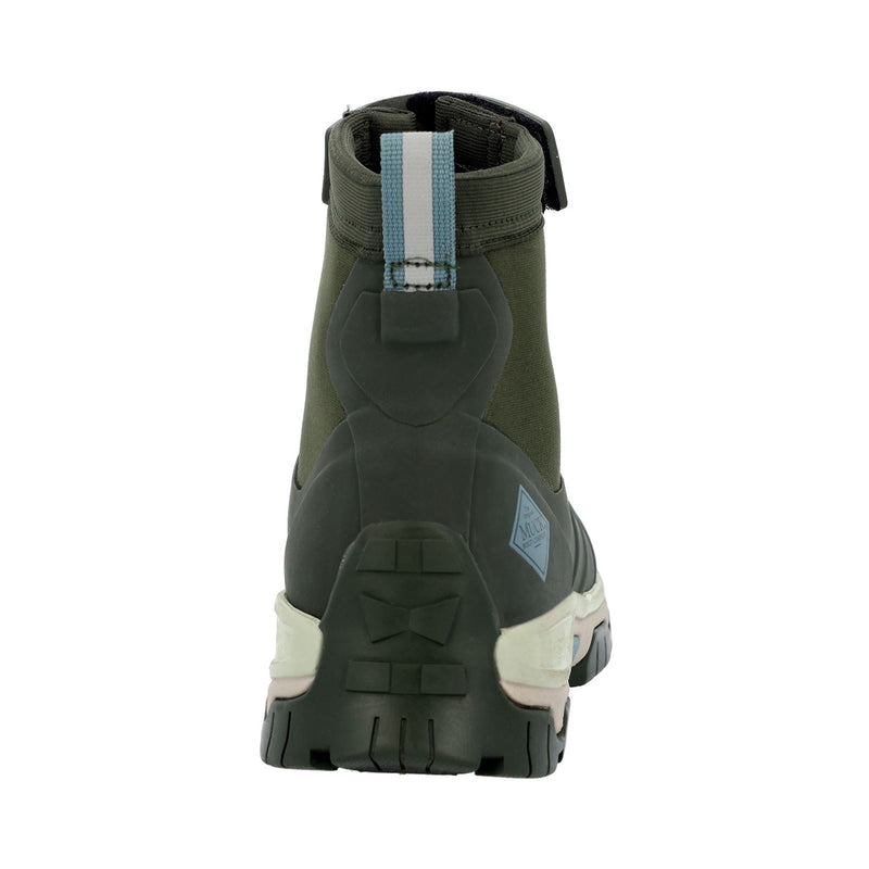 Muck Boots Apex Mid Zip Stivali Di Gomma Wellington Con Fodera In Lana Muschiata