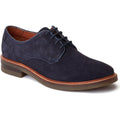 Base London Mawley Scarpe Oxford In Pelle Blu Scuro Da Uomo