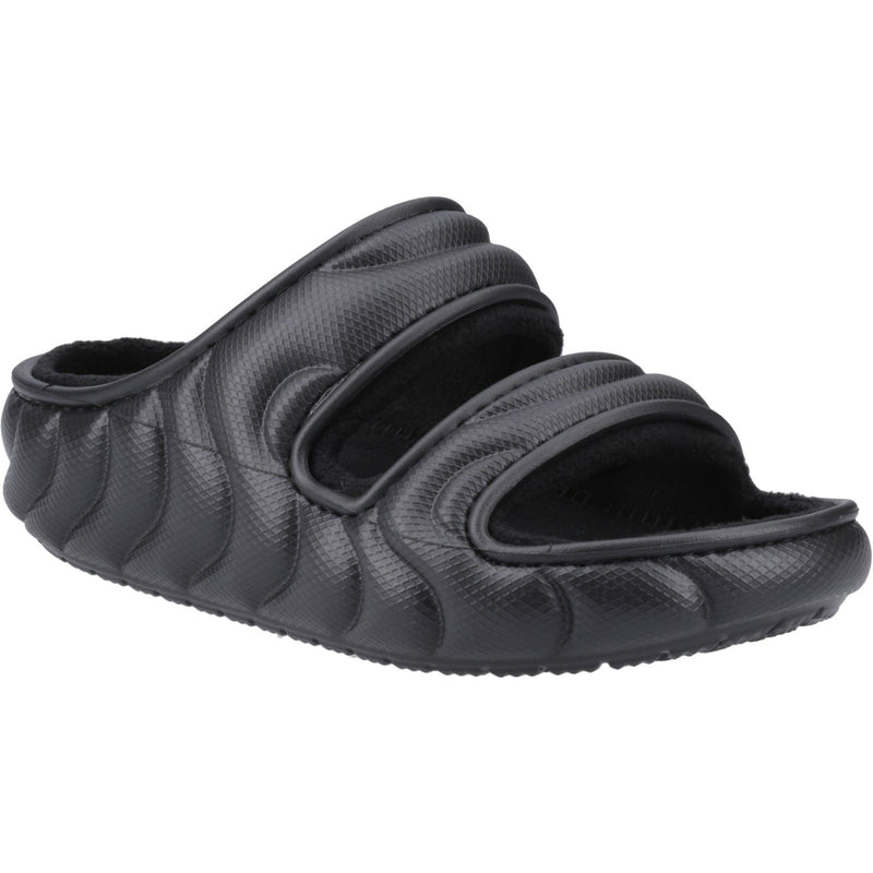 Crocs Classic Cozzzy Overpuff Sandali Neri Da Donna In Termoplastica