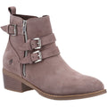 Hush Puppies Jenna Stivali Da Donna In Pelle Color Taupe