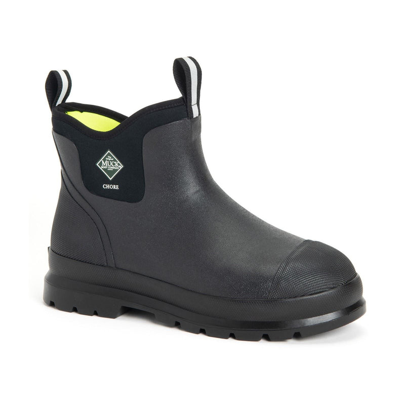 Muck Boots Chore Classic Chelsea Stivali In Gomma Nera Da Pioggia