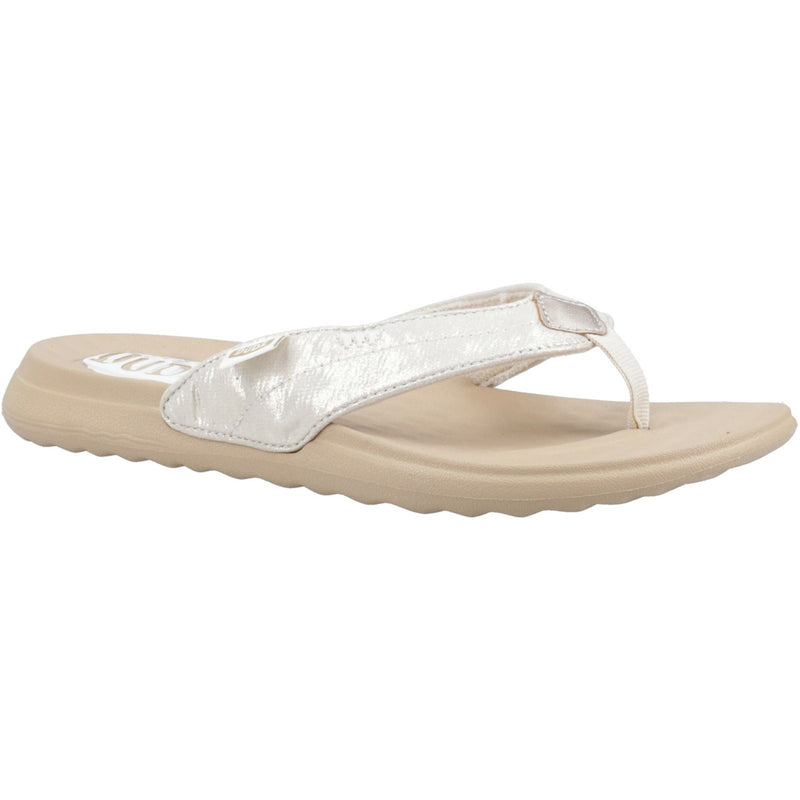HEYDUDE Christi Flip Classic Sandalie Dorate Da Donna