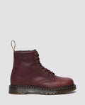 Dr. Martens 1460 WL Grizzly Stivali Rossi In Pelle