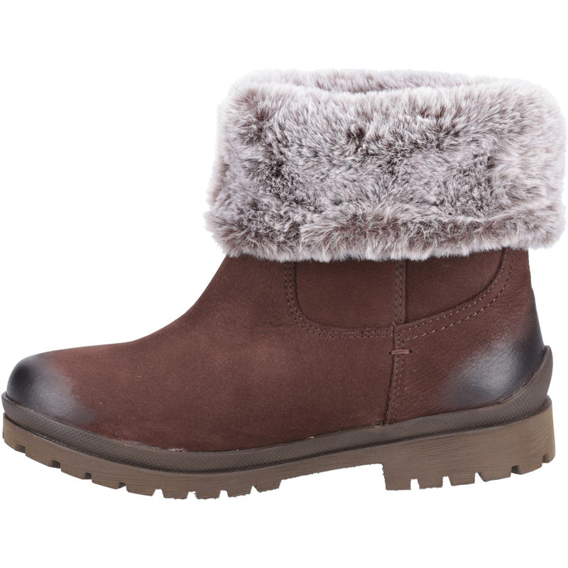 Hush Puppies Alice Stivali Da Donna Marroni In Pelle