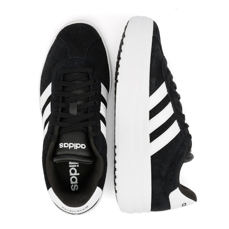 Adidas VL Court Bold Scarpe Da Ginnastica Nere In Pelle Da Donna