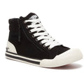 Rocket Dog Jazzin Hi Sneakers Nere Da Donna In Cotone