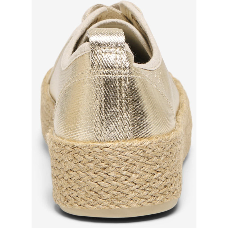 ONLY IDA 1 Scarpe Da Ginnastica In Cotone Da Donna Color Oro