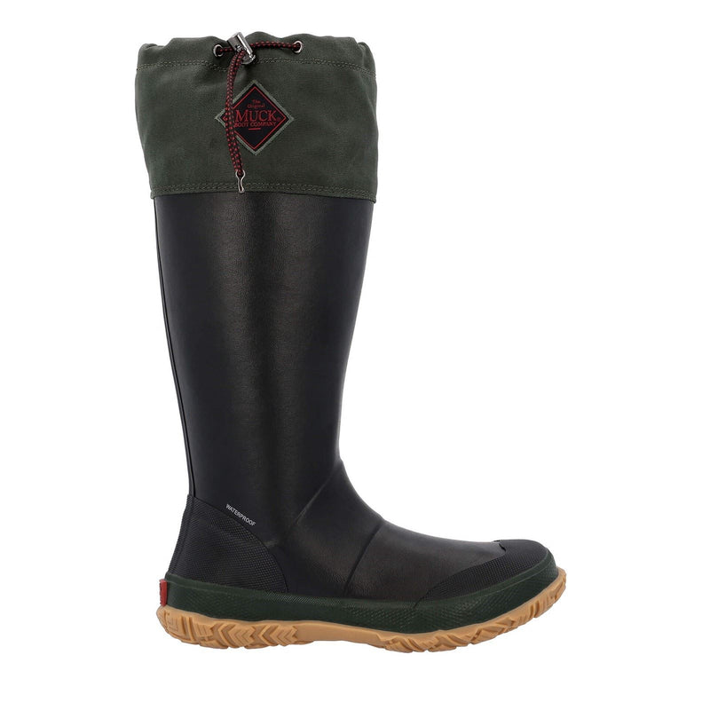 Muck Boots Forager Stivali In Gomma Neri/Verde Muschio