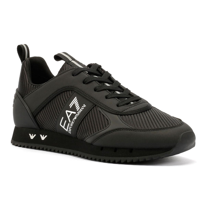 EA7 Black & White Carbon Sneakers Nere Da Uomo