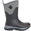 Muck Boots Arctic Ice Mid AGAT Stivali Da Pioggia Neri/Grigi Geometrici In Gomma